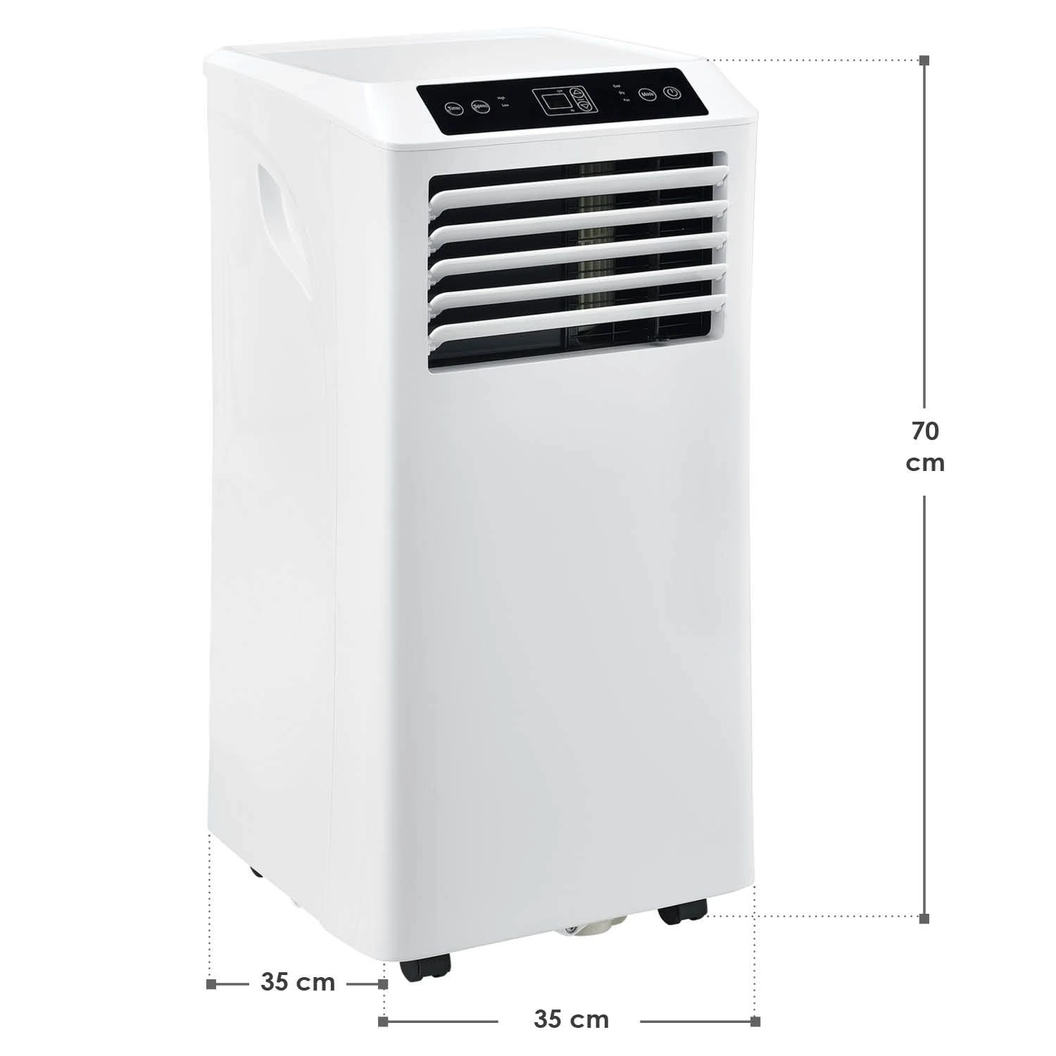 Juskys Lokales Klimagerät MK950W2 Mit Fernbedienung & Timer - 9000 BTU – 3in1 Klimaanlage Kühlung 2 Juskys Lokales Klimagerät MK950W2 Mit Fernbedienung & Timer - 9000 BTU – 3in1 Klimaanlage Kühlung – Bild 2