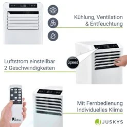 Juskys Lokales Klimagerät MK950W2 Mit Fernbedienung & Timer - 9000 BTU – 3in1 Klimaanlage Kühlung 9 Juskys Lokales Klimagerät MK950W2 Mit Fernbedienung & Timer - 9000 BTU – 3in1 Klimaanlage Kühlung -Black & Decker 8600348200 67415885 prod 004