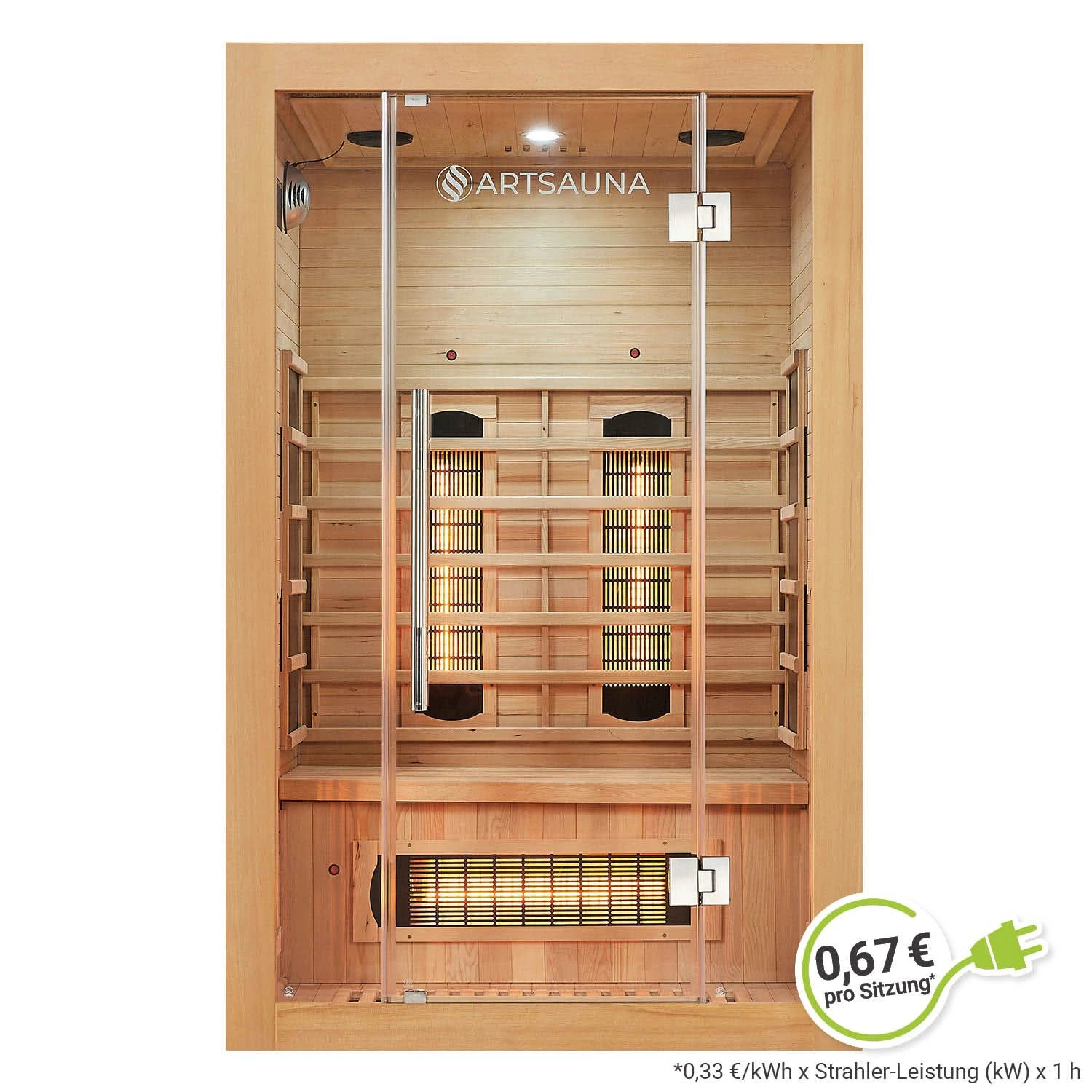 Artsauna Infrarotkabine Kiruna120 Dual Technologie – 5 Vollspektrumstrahler & 3 Flächenstrahler 1 Artsauna Infrarotkabine Kiruna120 Dual Technologie – 5 Vollspektrumstrahler & 3 Flächenstrahler