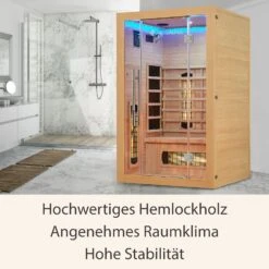 Artsauna Infrarotkabine Kiruna120 Dual Technologie – 5 Vollspektrumstrahler & 3 Flächenstrahler 8 Artsauna Infrarotkabine Kiruna120 Dual Technologie – 5 Vollspektrumstrahler & 3 Flächenstrahler -Black & Decker 8600348200 73586611 prod 003