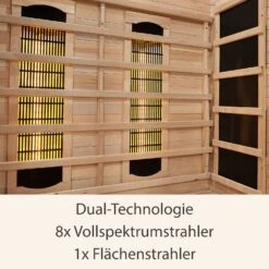 Artsauna Infrarotkabine Kiruna120 Dual Technologie – 5 Vollspektrumstrahler & 3 Flächenstrahler 9 Artsauna Infrarotkabine Kiruna120 Dual Technologie – 5 Vollspektrumstrahler & 3 Flächenstrahler -Black & Decker 8600348200 73586611 prod 004
