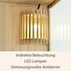 Artsauna Saunakabine Espoo200 Premium Mit Harvia Ofen – 5 Personen – Hemlock Holz & Glasfront -Black & Decker 8600348200 74518979 prod 005