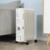 MutuTec Ölradiator / Elektroheizung 9 Rippen 2000W - Weiß