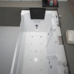 TroniTechnik Whirlpool Badewanne MYKONOS 180cm X 88cm Mit Heizung, Wasserfall, Hydromassage Und Farblichtherapie 9 TroniTechnik Whirlpool Badewanne MYKONOS 180cm X 88cm Mit Heizung, Wasserfall, Hydromassage Und Farblichtherapie -Black & Decker 8600355400 1592 prod 004