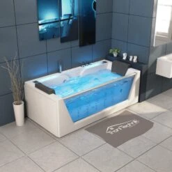 TroniTechnik Whirlpool Badewanne KOS 2 179cm X 85cm Mit Heizung, Hydromassage, Bachlauf Und Farblichtherapie -Black & Decker 8600355400 1842 prod 005