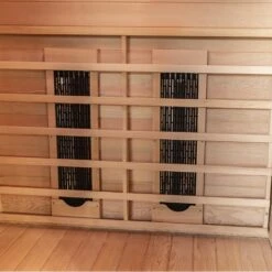 Dewello Infrarotkabine Infrarotsauna HAMLIN 130cm X 105cm Inkl. Keramikstrahler, Karbon Bodenstrahler -Black & Decker 8600355400 2386 prod 006