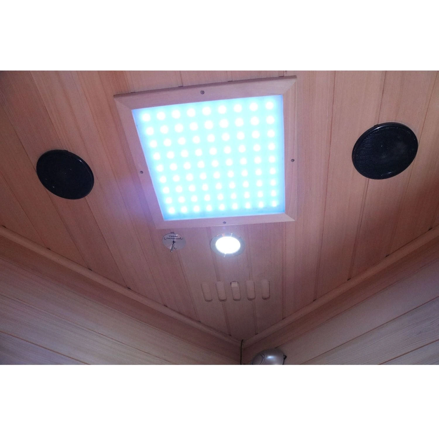 Dewello Infrarotkabine Infrarotsauna LAKEFIELD 140cm X 140cm Inkl. Vollspektrumstrahler, Bodenstrahler 5 Dewello Infrarotkabine Infrarotsauna LAKEFIELD 140cm X 140cm Inkl. Vollspektrumstrahler, Bodenstrahler – Bild 5