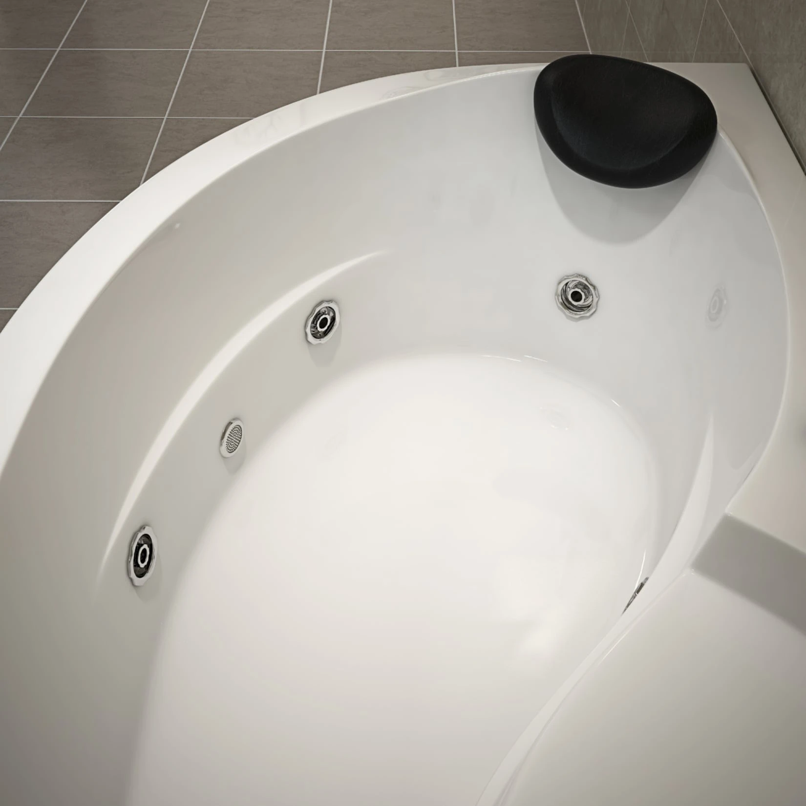 TroniTechnik Whirlpool Badewanne CAPRI LINKS 150cm X 100cm Mit Spülfunktion, Wasserfalleinlauf Hydromassage Und Farblichtherapie 4 TroniTechnik Whirlpool Badewanne CAPRI LINKS 150cm X 100cm Mit Spülfunktion, Wasserfalleinlauf Hydromassage Und Farblichtherapie – Bild 4