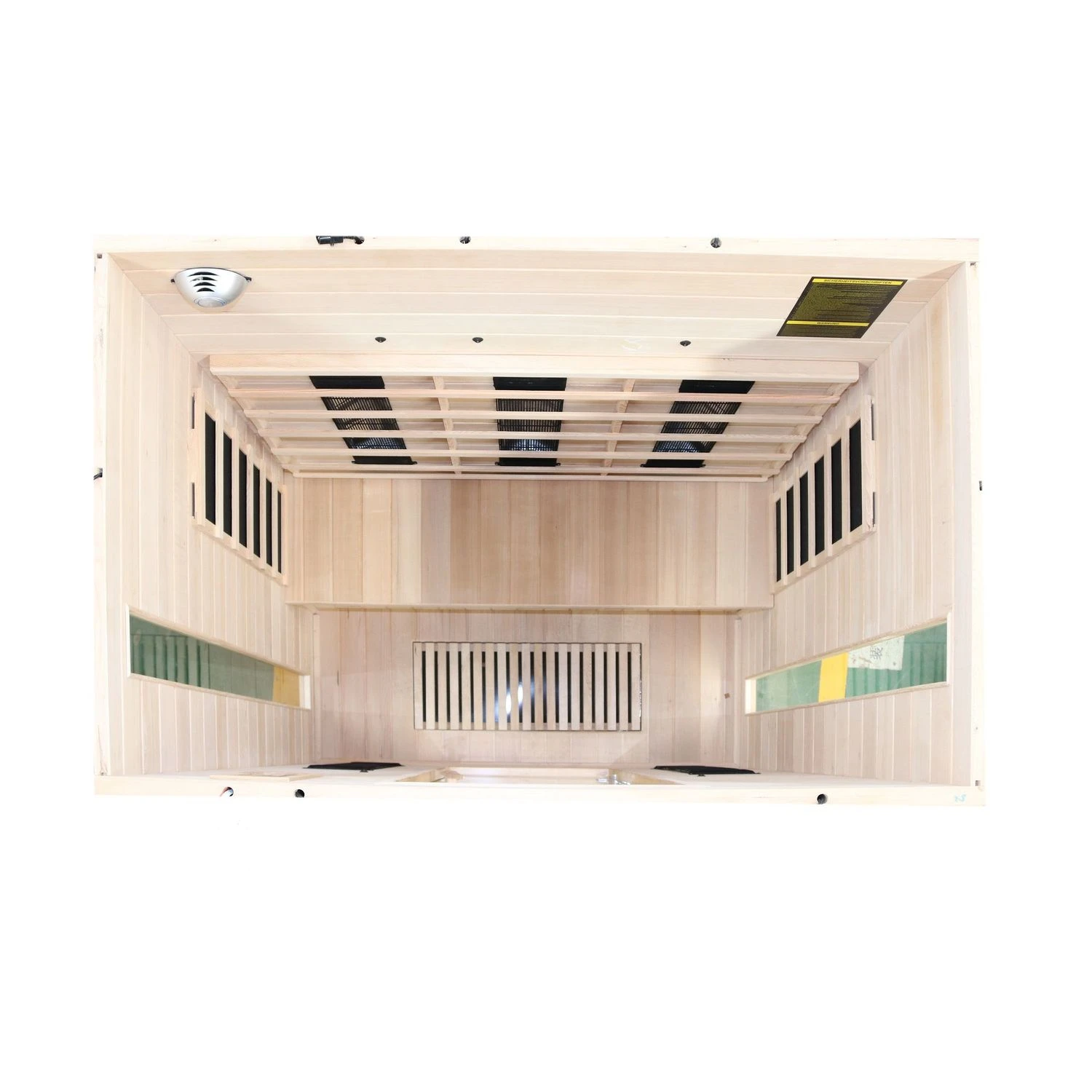 Dewello Infrarotkabine Infrarotsauna PIERSON 160cm X 105cm Inkl. Vollspektrumstrahler, Bodenstrahler 6 Dewello Infrarotkabine Infrarotsauna PIERSON 160cm X 105cm Inkl. Vollspektrumstrahler, Bodenstrahler – Bild 6