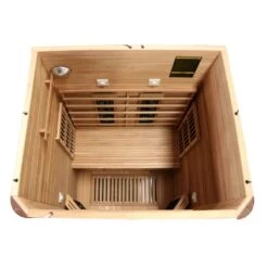 Dewello Infrarotkabine Infrarotsauna TORONTO 127cm X 106cm Inkl. Vollspektrumstrahler, Bodenstrahler -Black & Decker 8600355400 3201 prod 003