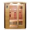 Dewello Infrarotkabine Infrarotsauna TORONTO 160cm X 110cm Inkl. Vollspektrumstrahler, Bodenstrahler