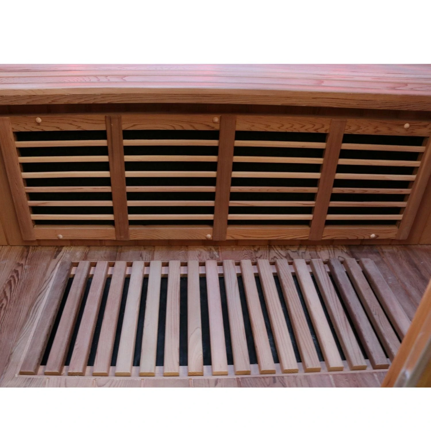 Dewello Infrarotkabine Infrarotsauna TORONTO 160cm X 110cm Inkl. Vollspektrumstrahler, Bodenstrahler 6 Dewello Infrarotkabine Infrarotsauna TORONTO 160cm X 110cm Inkl. Vollspektrumstrahler, Bodenstrahler – Bild 6