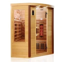 Dewello Infrarotkabine Infrarotsauna TORONTO 152cm X 152cm Inkl. Vollspektrumstrahler, Bodenstrahler -Black & Decker 8600355400 3203 prod 004