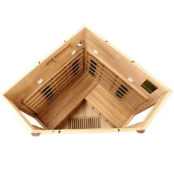 Dewello Infrarotkabine Infrarotsauna TORONTO 152cm X 152cm Inkl. Vollspektrumstrahler, Bodenstrahler -Black & Decker 8600355400 3203 prod 005