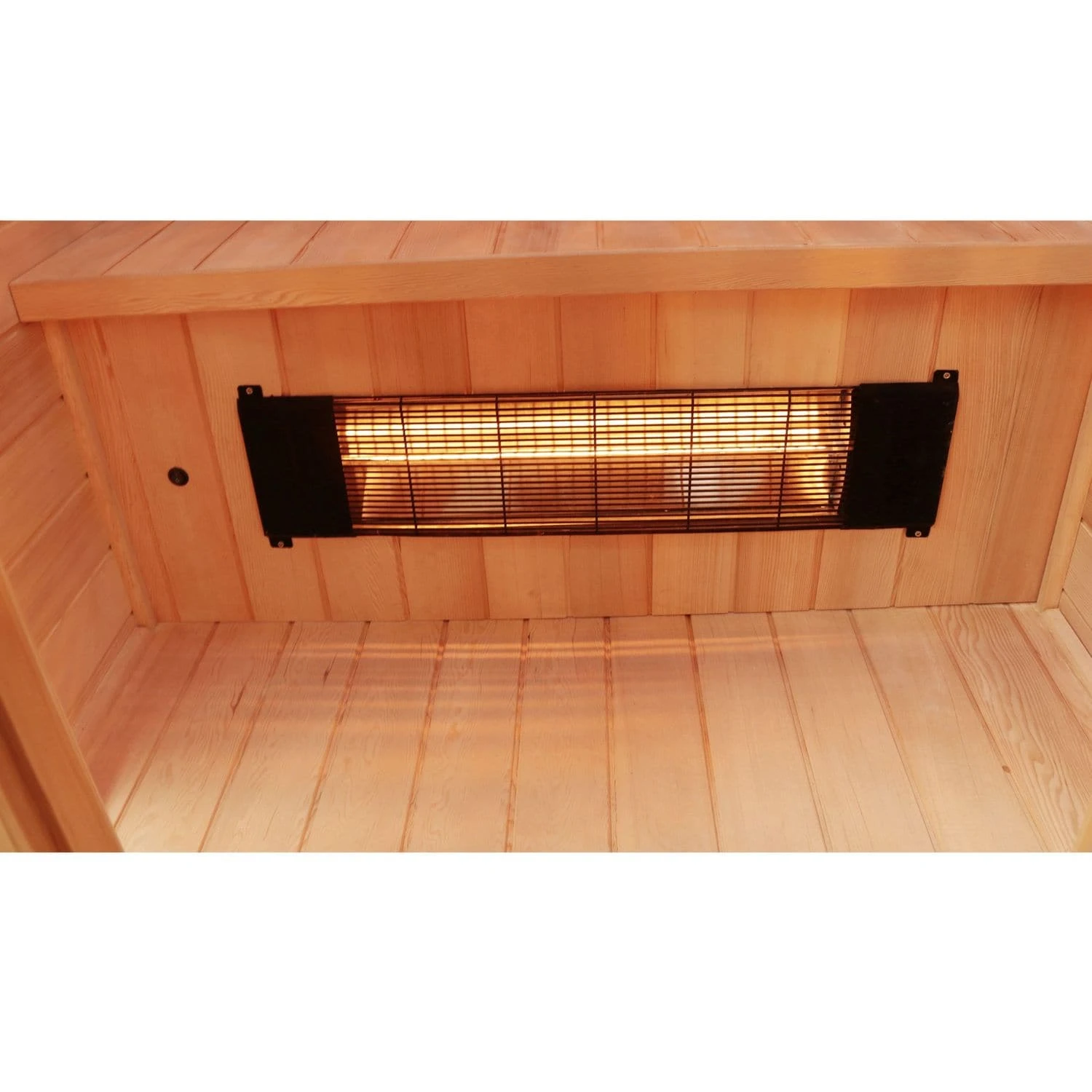 Dewello Infrarotkabine Infrarotsauna HYDER 115cm X 105cm Inkl. Vollspektrumstrahler, Radio, Farblicht 6 Dewello Infrarotkabine Infrarotsauna HYDER 115cm X 105cm Inkl. Vollspektrumstrahler, Radio, Farblicht – Bild 6