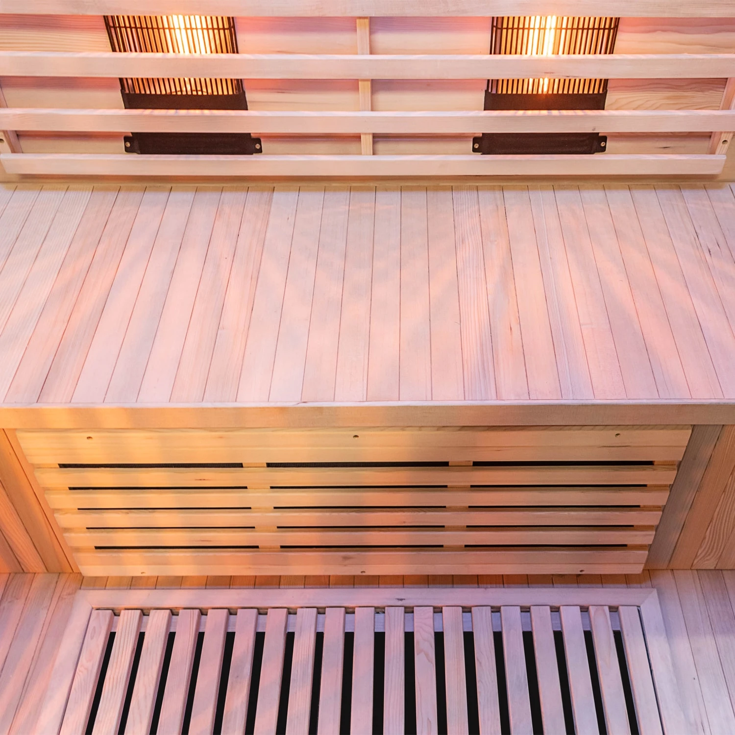 Dewello Infrarotkabine Infrarotsauna KINGSTON 130cm X 105cm Inkl. Vollspektrumstrahler, Bodenstrahler 5 Dewello Infrarotkabine Infrarotsauna KINGSTON 130cm X 105cm Inkl. Vollspektrumstrahler, Bodenstrahler – Bild 5