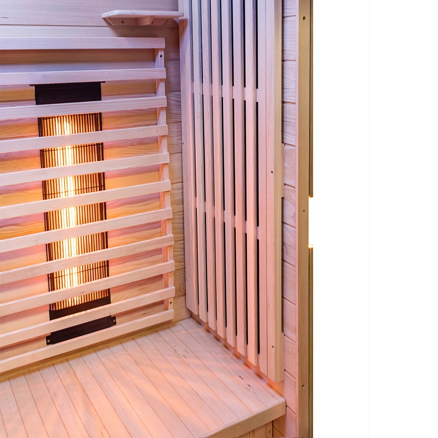 Dewello Infrarotkabine Infrarotsauna KINGSTON 130cm X 105cm Inkl. Vollspektrumstrahler, Bodenstrahler 6 Dewello Infrarotkabine Infrarotsauna KINGSTON 130cm X 105cm Inkl. Vollspektrumstrahler, Bodenstrahler – Bild 6