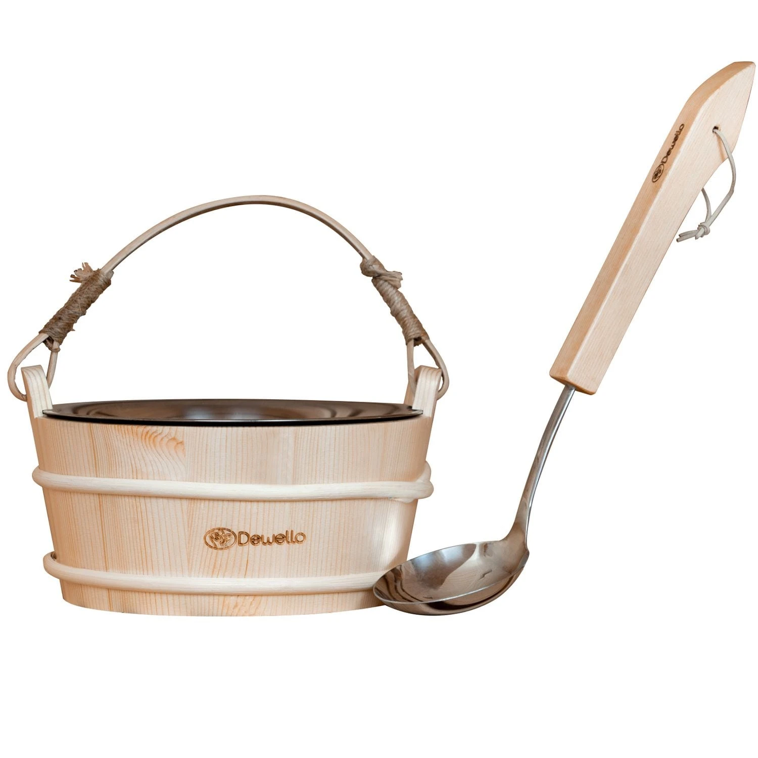 Dewello Saunaeimer Edelstahleinsatz Kelle Aufgussset Saunakübel Aufgusseimer Aufgusskelle Aufgusskübel Metalleimer 1 Dewello Saunaeimer Edelstahleinsatz Kelle Aufgussset Saunakübel Aufgusseimer Aufgusskelle Aufgusskübel Metalleimer