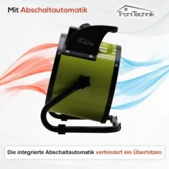Tronitechnik KH-503 Keramikheizer Heizlüfter Heizung 3.000 Watt, Mit Tragegriff, PTC Keramik, Stufenlose Thermosteuerung 10 Tronitechnik KH-503 Keramikheizer Heizlüfter Heizung 3.000 Watt, Mit Tragegriff, PTC Keramik, Stufenlose Thermosteuerung -Black & Decker 8600355400 4034 prod 005
