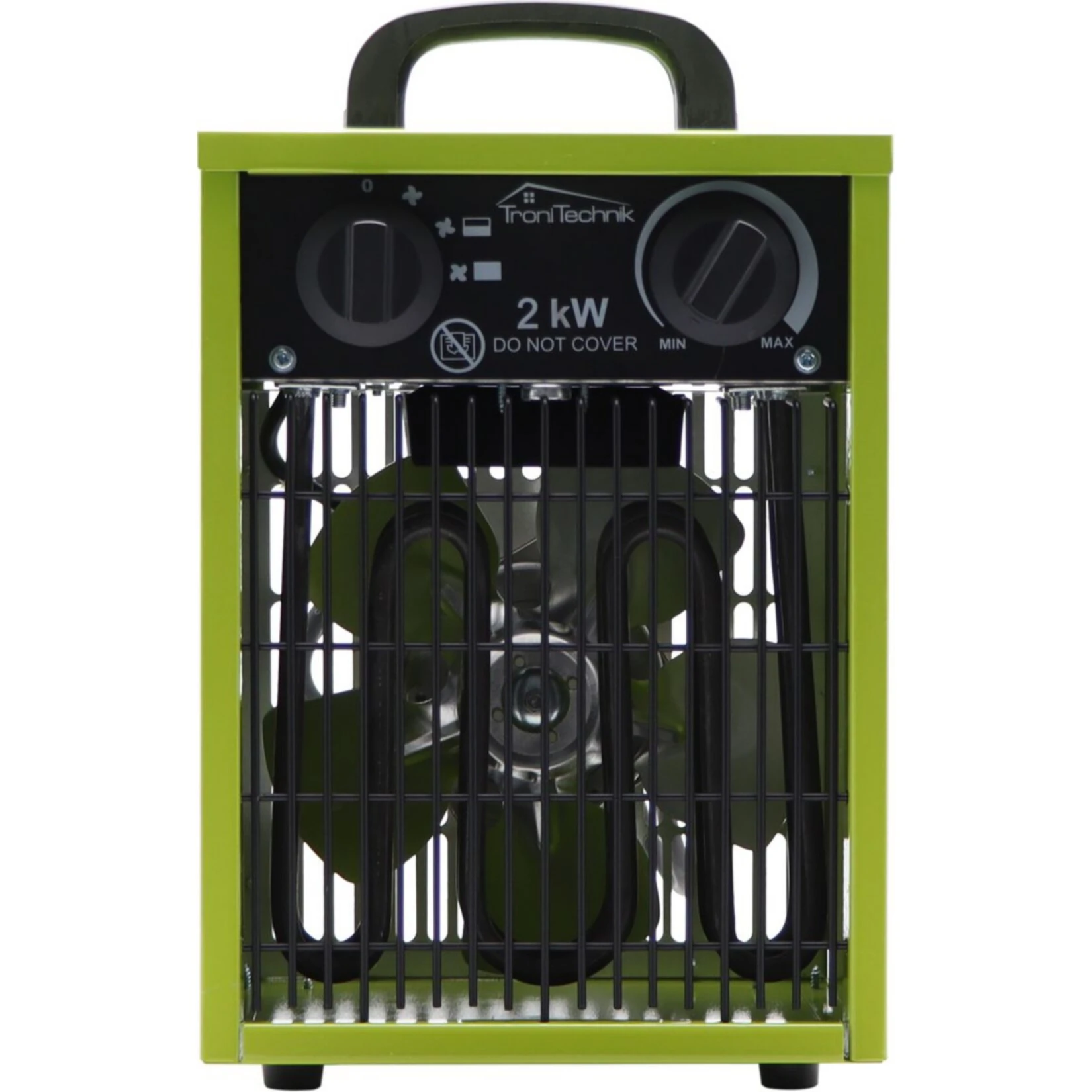 Tronitechnik TT-EIH-152 Heizgerät Heizlüfter Heizung 2.000 Watt, Tragegriff, Stahl, Stufenlose Thermosteuerung 2 Tronitechnik TT-EIH-152 Heizgerät Heizlüfter Heizung 2.000 Watt, Tragegriff, Stahl, Stufenlose Thermosteuerung – Bild 2