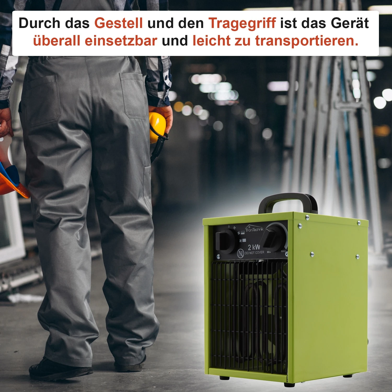 Tronitechnik TT-EIH-152 Heizgerät Heizlüfter Heizung 2.000 Watt, Tragegriff, Stahl, Stufenlose Thermosteuerung 5 Tronitechnik TT-EIH-152 Heizgerät Heizlüfter Heizung 2.000 Watt, Tragegriff, Stahl, Stufenlose Thermosteuerung – Bild 5