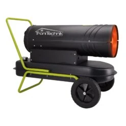 TroniTechnik TT-HK-242 Heizkanone Dieselkanone Heizlüfter 20kW Mit Handgriff, Rohrrahmen Und Rädern