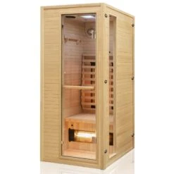 Dewello Infrarotkabine Infrarotsauna CALGARY 90cm X 90cm Inkl. Vollspektrumstrahler, Bodenstrahler -Black & Decker 8600355400 5476 prod 003