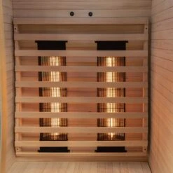 Dewello Infrarotkabine Infrarotsauna CALGARY 90cm X 90cm Inkl. Vollspektrumstrahler, Bodenstrahler -Black & Decker 8600355400 5476 prod 006