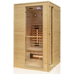 Dewello Infrarotkabine Infrarotsauna CALGARY 115cm X 105cm Inkl. Vollspektrumstrahler, Bodenstrahler -Black & Decker 8600355400 5480 prod 003