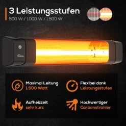 TroniTechnik Wandheizstrahler Terrassenheizer Wärmestrahler TT-TH-2010 / 2011 -Black & Decker 8600355400 5622 prod 004