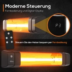 TroniTechnik Wandheizstrahler Terrassenheizer Wärmestrahler TT-TH-2010 / 2011 -Black & Decker 8600355400 5622 prod 006