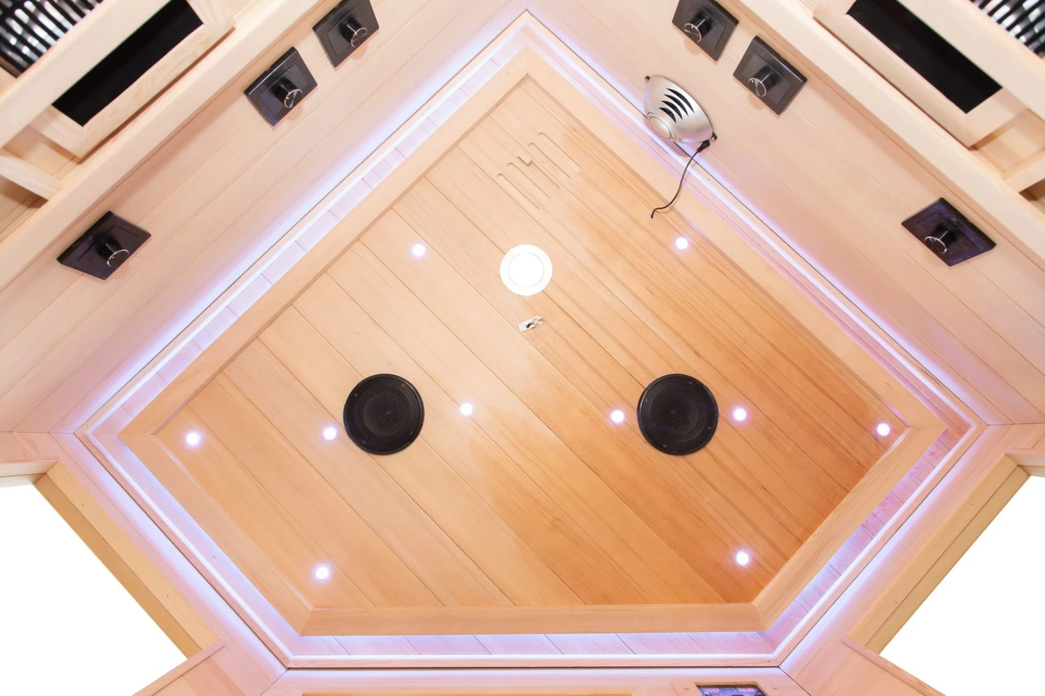 Dewello Infrarotkabine Infrarotsauna MONTREAL 120cm X 120cm Inkl. Vollspektrumstrahler, Bodenstrahler 6 Dewello Infrarotkabine Infrarotsauna MONTREAL 120cm X 120cm Inkl. Vollspektrumstrahler, Bodenstrahler – Bild 6