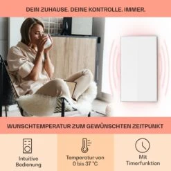 Wonderwall 72 Infrarotheizung 60x120cm 720W Wochentimer IP24 8 Wonderwall 72 Infrarotheizung 60x120cm 720W Wochentimer IP24 -Black & Decker 8600359300 11430 prod 003