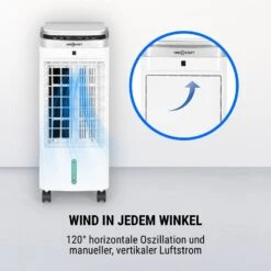 Freshboxx Pro 3-in-1 Luftkühler Ventilator Luftbefeuchter 966 M³/h | 65 Watt | 5 Liter | 3 Windstärken | 3 Modi | 120° Oszillation | Mobil -Black & Decker 8600359300 12331 prod 005