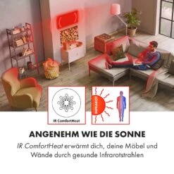 Wonderwall Air Art Smart Infrarotheizung 60x60cm 350W Wandinstallation App-Steuerung Marmor II -Black & Decker 8600359300 12794 prod 003