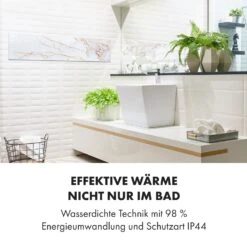 Wonderwall Air Art Smart Infrarotheizung 60x60cm 350W Wandinstallation App-Steuerung Marmor II -Black & Decker 8600359300 12794 prod 006