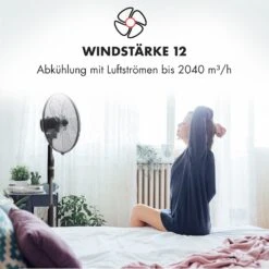 Summer Vibe Standventilator Ventilator Standlüfter | 16" Rotor | 55 W | 2040 M³/h | Oszillation / Neigbar / Höhenverstellbar Grip-Shift -Black & Decker 8600359300 4574 prod 004