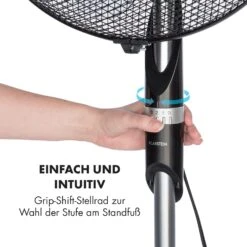 Summer Vibe Standventilator Ventilator Standlüfter | 16" Rotor | 55 W | 2040 M³/h | Oszillation / Neigbar / Höhenverstellbar Grip-Shift -Black & Decker 8600359300 4574 prod 006