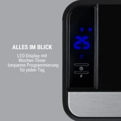 Wallkyrie Wandheizgerät 1000W/2000W 10 - 49 °C Thermostat Schwarz -Black & Decker 8600359300 4899 prod 003