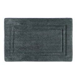 PANA® Viskoelastische Frottee Badematte • Hochflor Badvorleger • Duschvorleger Mit Viskoelastischem Memoryschaum • Rutschfest Und Saugstark • Größe: 50 X 80 Cm • Versch. Farben