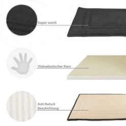 PANA® Viskoelastische Frottee Badematte • Hochflor Badvorleger • Duschvorleger Mit Viskoelastischem Memoryschaum • Rutschfest Und Saugstark • Größe: 50 X 80 Cm • Versch. Farben 9 PANA® Viskoelastische Frottee Badematte • Hochflor Badvorleger • Duschvorleger Mit Viskoelastischem Memoryschaum • Rutschfest Und Saugstark • Größe: 50 X 80 Cm • Versch. Farben -Black & Decker 8600361900 PA ROM 06 prod 004