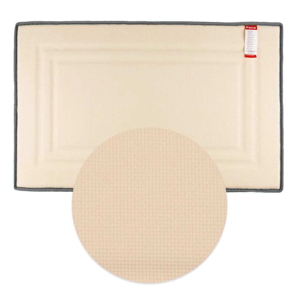 PANA® Viskoelastische Frottee Badematte • Hochflor Badvorleger • Duschvorleger Mit Viskoelastischem Memoryschaum • Rutschfest Und Saugstark • Größe: 50 X 80 Cm • Versch. Farben 5 PANA® Viskoelastische Frottee Badematte • Hochflor Badvorleger • Duschvorleger Mit Viskoelastischem Memoryschaum • Rutschfest Und Saugstark • Größe: 50 X 80 Cm • Versch. Farben – Bild 5