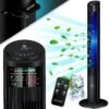 KESSER® Turmventilator Mit Fernbedienung | 120 Cm | Oszilation | 55W | LED-Display | Ventilator Mit 3 Geschwindigkeitsstufen + Timer Bis 12 Stunden + 3 Betriebsmodi + 90° Oszillierend Towerventilator
