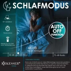 KESSER® Turmventilator Mit Fernbedienung | 120 Cm | Oszilation | 55W | LED-Display | Ventilator Mit 3 Geschwindigkeitsstufen + Timer Bis 12 Stunden + 3 Betriebsmodi + 90° Oszillierend Towerventilator -Black & Decker 8600364700 19765 prod 003