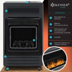 KESSER® Gasheizer Gasheizofen Heizstrahler 3,4 KW Gas Kamin Inkl. Gasdruckregler & Gasschlauch 2 Heizstufen Infrarot 3400W Gasheizstrahler Gasheizung Butan- Oder Propangasflaschen Bis 11kg Schwarz 8 KESSER® Gasheizer Gasheizofen Heizstrahler 3,4 KW Gas Kamin Inkl. Gasdruckregler & Gasschlauch 2 Heizstufen Infrarot 3400W Gasheizstrahler Gasheizung Butan- Oder Propangasflaschen Bis 11kg Schwarz -Black & Decker 8600364700 22499 prod 003