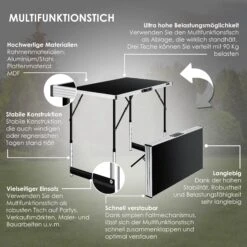 KESSER® Multifunktionstisch Profi 3- Teilig, 100 X 60 Cm, Tapeziertisch 30kg Tragkraft Je Tisch Mit Ausziehfunktion Klapptisch Flohmarktisch Beistelltisch Mehrzwecktisch Campingtisch Höhenverstellbar 8 KESSER® Multifunktionstisch Profi 3- Teilig, 100 X 60 Cm, Tapeziertisch 30kg Tragkraft Je Tisch Mit Ausziehfunktion Klapptisch Flohmarktisch Beistelltisch Mehrzwecktisch Campingtisch Höhenverstellbar -Black & Decker 8600364700 22912 prod 003