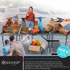KESSER® Multifunktionstisch Profi 3- Teilig, 100 X 60 Cm, Tapeziertisch 30kg Tragkraft Je Tisch Mit Ausziehfunktion Klapptisch Flohmarktisch Beistelltisch Mehrzwecktisch Campingtisch Höhenverstellbar 11 KESSER® Multifunktionstisch Profi 3- Teilig, 100 X 60 Cm, Tapeziertisch 30kg Tragkraft Je Tisch Mit Ausziehfunktion Klapptisch Flohmarktisch Beistelltisch Mehrzwecktisch Campingtisch Höhenverstellbar -Black & Decker 8600364700 22912 prod 006