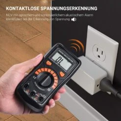 TACKLIFE DM02A, Digital Multimeter Automatisch , Mit Berührungslose Spannungserkennung, Beleuchtetem LCD-Display, Spannungs-, Strom- Und Durchgangsprüfung, Für Zuhause Und Schule -Black & Decker 8600367000 2329 prod 006