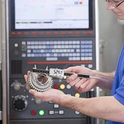 TACKLIFE DC02, Digitaler Messschieber, 150mm Edelstahl Messschieber Innendurchmesser/Außendurchmesser/Tiefe/Schrittweite Messung Mit Großem Bildschirm Hochpräzise Inch/Bruchteile/Millimeter Umrechnung -Black & Decker 8600367000 2332 prod 006