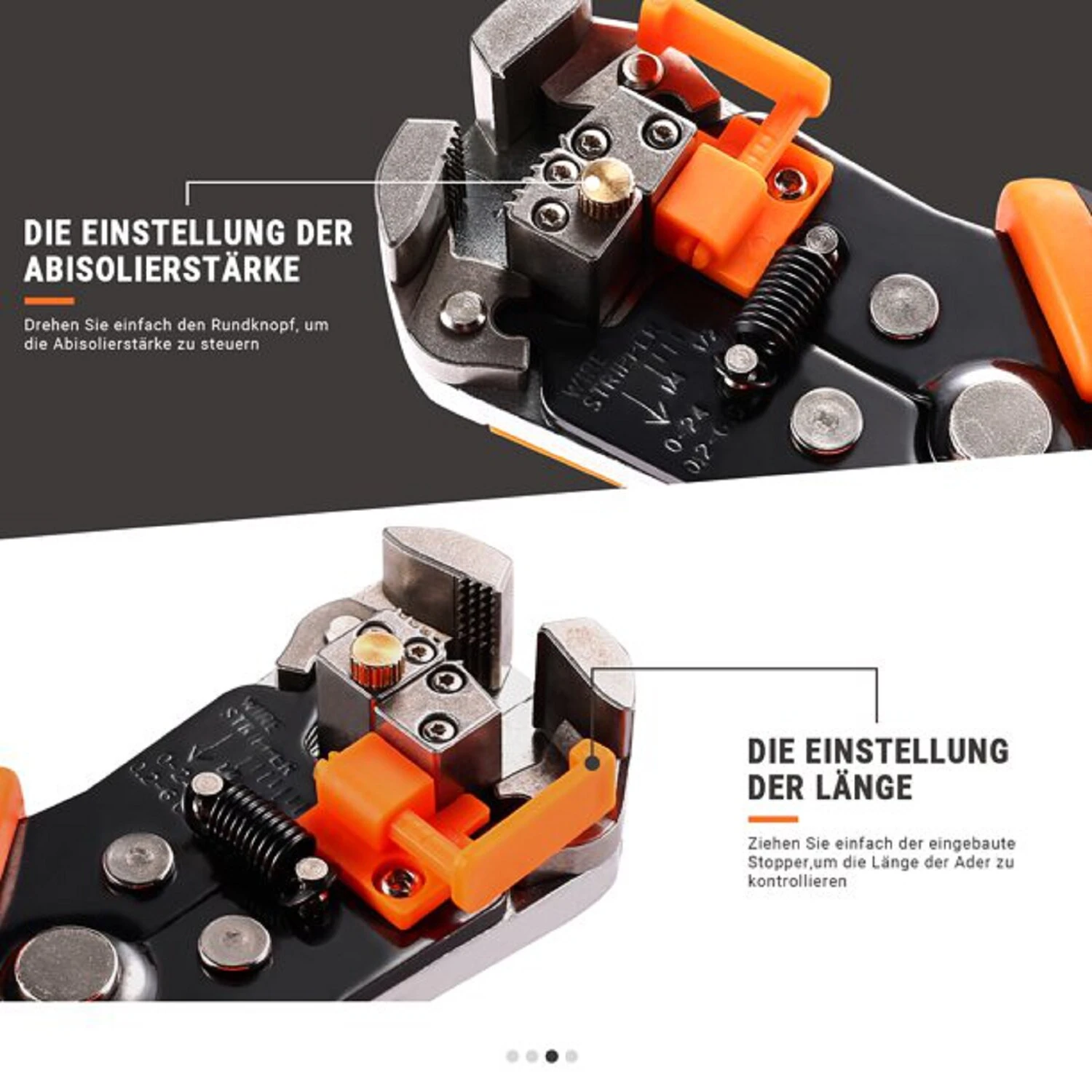 Tacklife MWS02, Abisolierzange, Selbsteinstellende 8,4-Zoll-Kabelschneider-Crimper, 3-in-1-Multizange 4 Tacklife MWS02, Abisolierzange, Selbsteinstellende 8,4-Zoll-Kabelschneider-Crimper, 3-in-1-Multizange – Bild 4